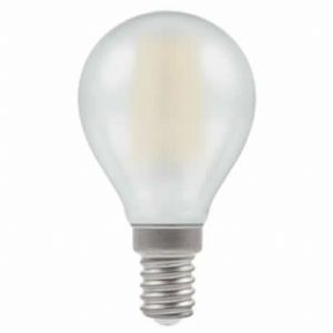 LED Round Filament Clear • 6.5W • 2700K • SES-E14 • Stock Code: 12813