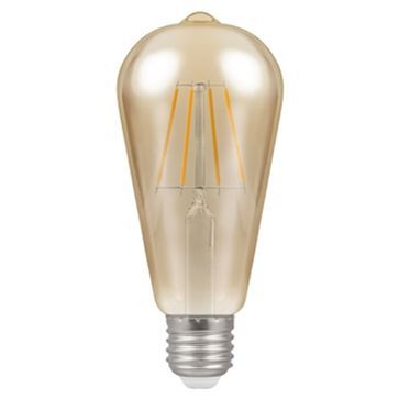 LED ST64 Filament Antique • Dimmable • 5W • 2200K • ES-E27 • Stock Code: 4238