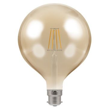 LED Globe G125 Filament Antique • Dimmable • 7.5W • 2200K • BC-B22d • Stock Code: 4306