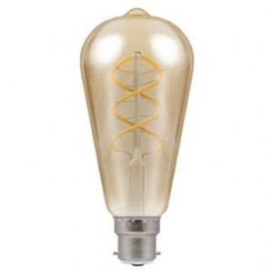 Browse LED ST64 Spiral Filament Antique • Dimmable • 6W • 2200K • BC-B22d • Stock Code: 6591